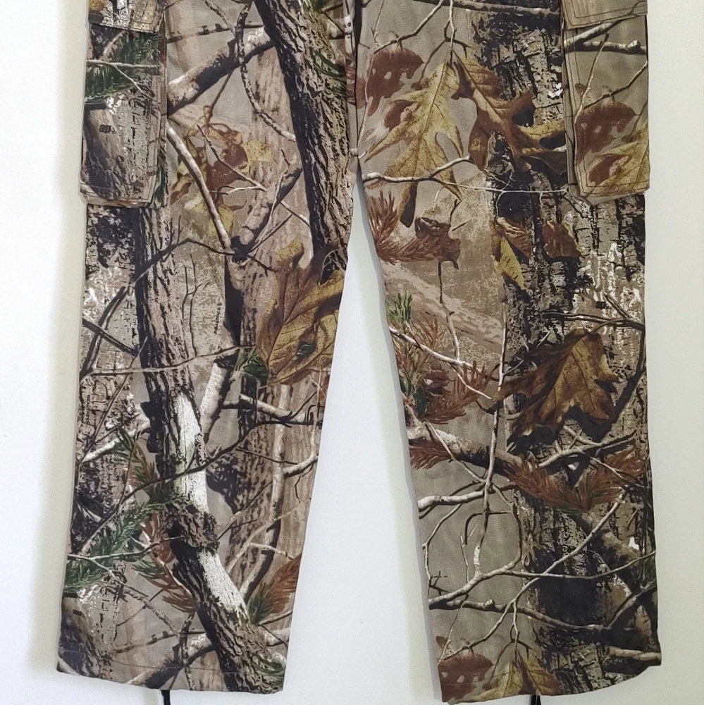 RealTree Camouflage Cargo Pants with Drawstring Leg Opening - Picture 7 of 8
